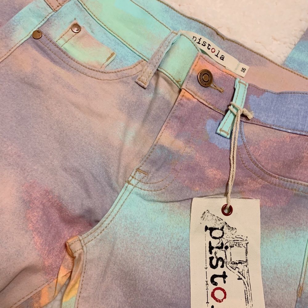 PISTOLA Tie Dye Denim